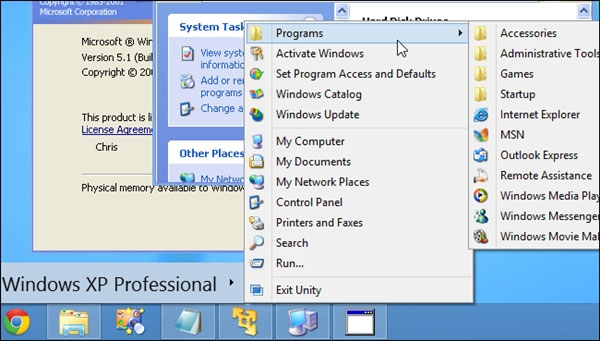 Use Windows XP Mode on Windows 8 Picture 6
