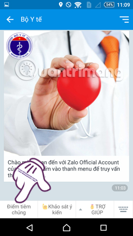 Use Zalo more effectively with 4 information delivery services Picture 5