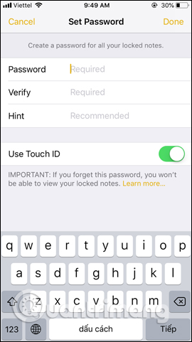 Useful features on iPhone Notes application Picture 10