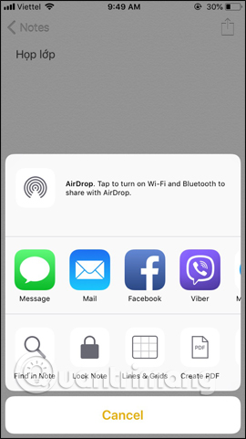 Useful features on iPhone Notes application Picture 8