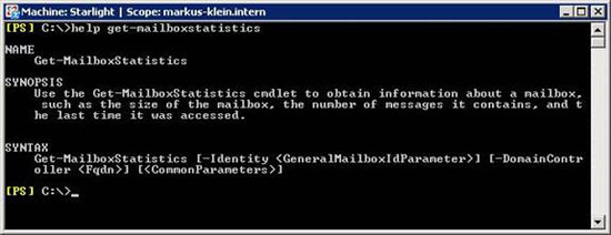 User administration in Exchange 2007 using Powershell Picture 12