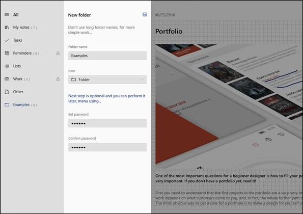 Using application notes To write on Windows 10 Picture 2
