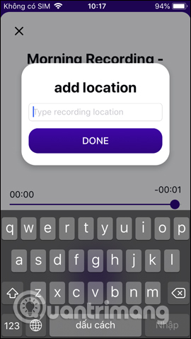 Using Aroundsound records audio on the phone Picture 13