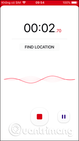Using Aroundsound records audio on the phone Picture 9