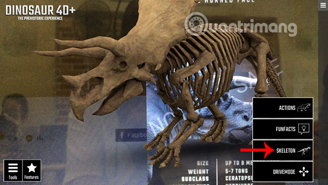 Using Dinosaur 4D + and 4D dinosaur collection Picture 9