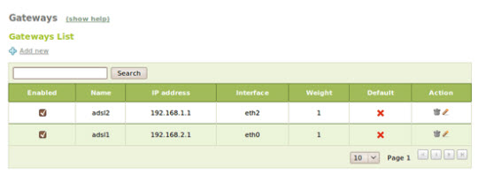 Using eBox like Gateway: Firewall, Traffic Shaping, HTTP Proxy ... Picture 3