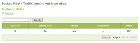 Using eBox like Gateway: Firewall, Traffic Shaping, HTTP Proxy ... Picture 6