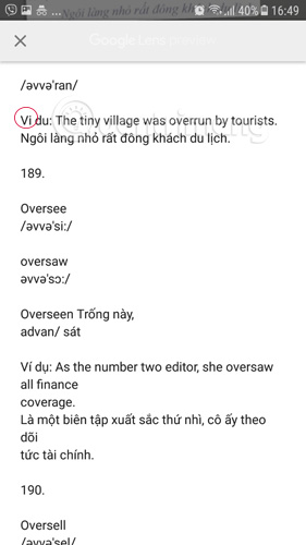 Using Google Lens to convert images into words, find information easily Picture 13
