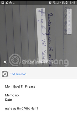 Using Google Lens to convert images into words, find information easily Picture 14