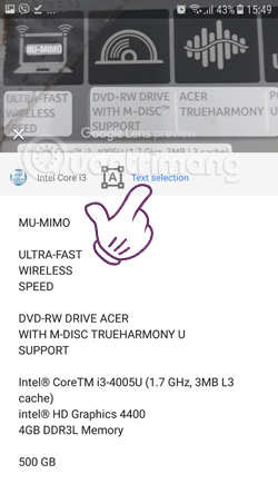 Using Google Lens to convert images into words, find information easily Picture 18