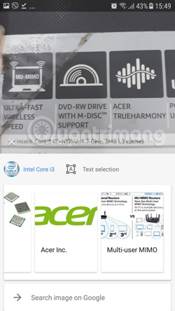 Using Google Lens to convert images into words, find information easily Picture 19