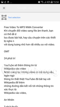 Using Google Lens to convert images into words, find information easily Picture 9