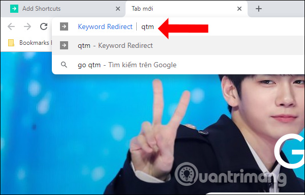 Using Keyword Redirect opens the website via keywords Picture 10