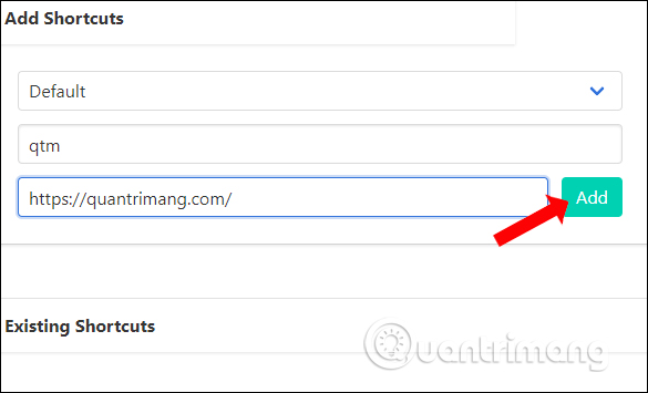 Using Keyword Redirect opens the website via keywords Picture 6