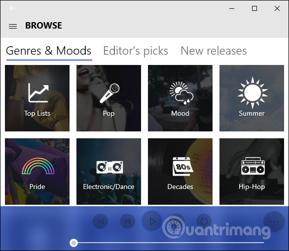 Using Spotimo to play Spotify music on Windows 10 Picture 5