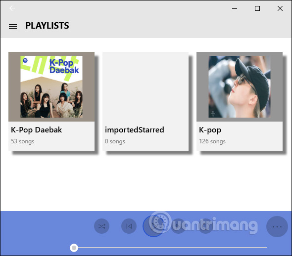 Using Spotimo to play Spotify music on Windows 10 Picture 7