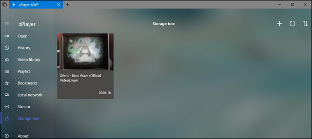 Using zPlayer UWP plays Windows 10 video Picture 12