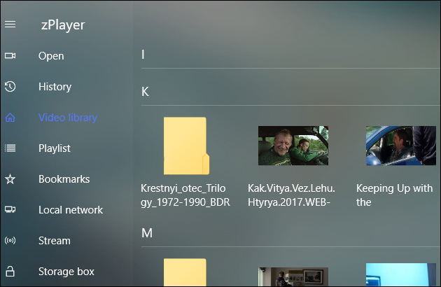 Using zPlayer UWP plays Windows 10 video Picture 7