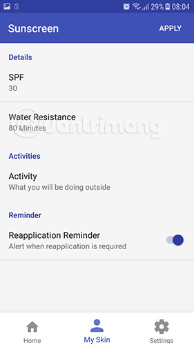 UVLens application - protects you from harmful UV rays Picture 4
