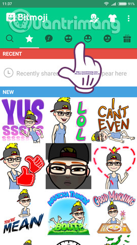 Variable super toxic emoticon with Bitmoji Keyboard Picture 20