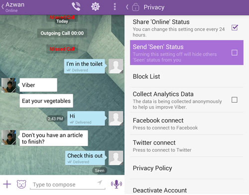 Viber features on Android you may not know yet Picture 5