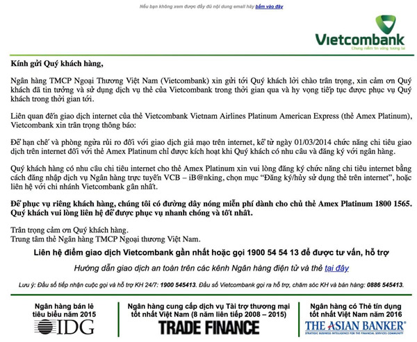 Vietcombank's website was hacked, showing two poetic sentences about student life Picture 3