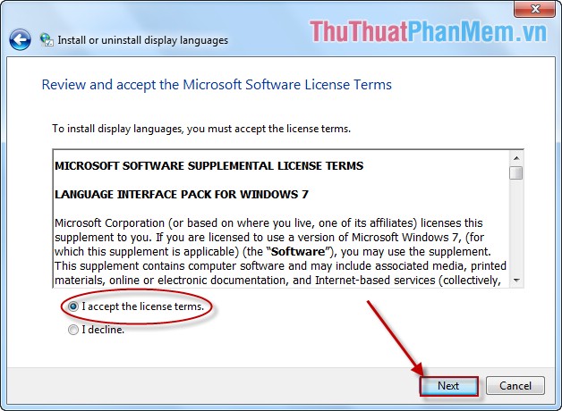 Vietnamese installation guide for Windows 7 Picture 5