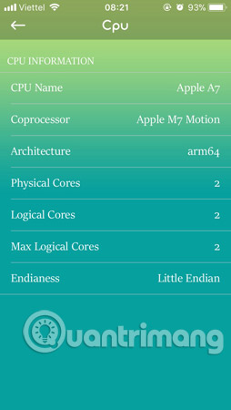 View iPhone configuration, check iPhone hardware information Picture 9
