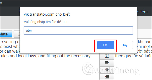 VIKI usage Translator translated English Vietnamese online Picture 11