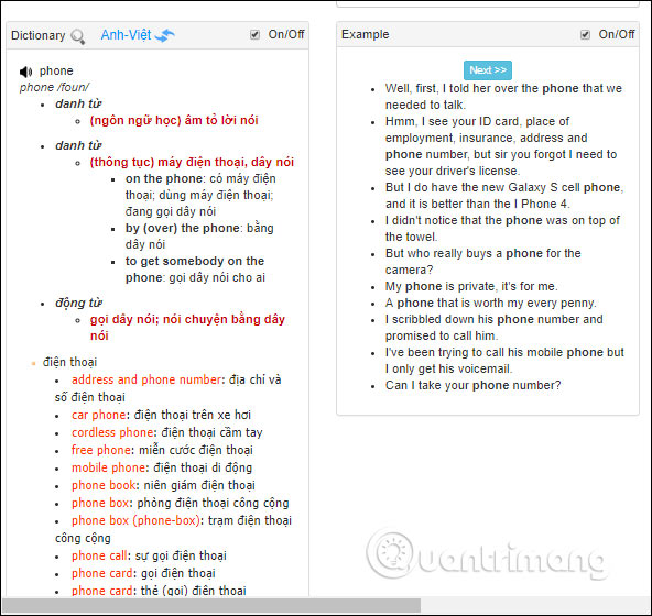 VIKI usage Translator translated English Vietnamese online Picture 3