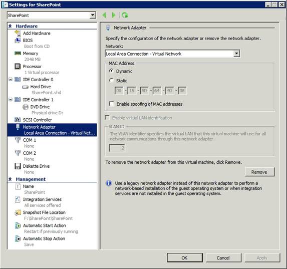 Virtual network for Hyper-V - Part 6 Picture 2