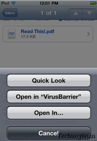 VirusBarrier: Virus removal, the first malware for iOS Picture 2