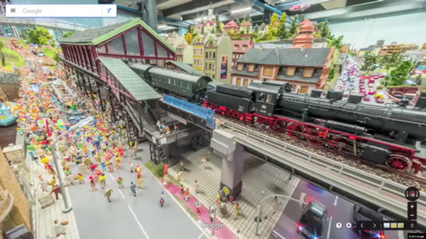 Visit the world's largest model from within with Google's miniature Street View Picture 18