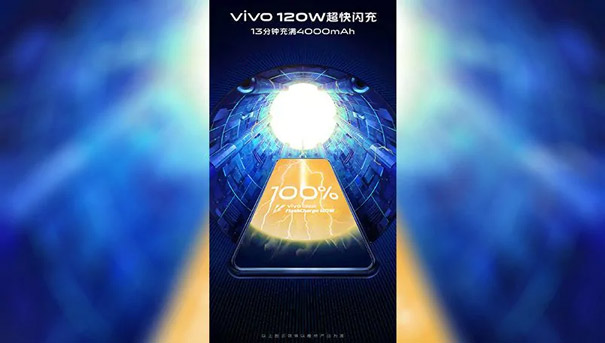 Vivo introduced fast charging technology that can fully charge a 4.000mAh battery in 13 minutes Picture 1