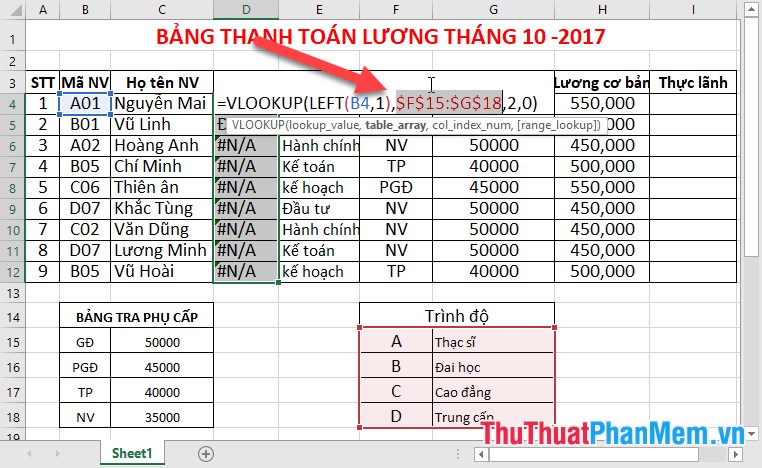 VLOOKUP function - Usage and detailed examples Picture 9