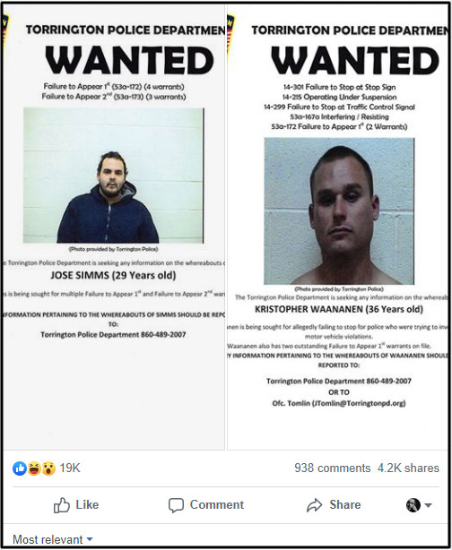 Wanted criminals promise to surrender if their postings on Facebook are 15,000 likes Picture 2