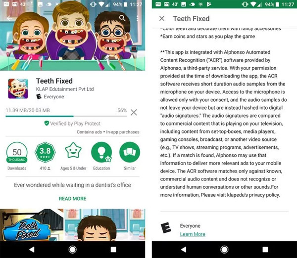 Warning: 250 Android games overhear your TV program to show ads Picture 1