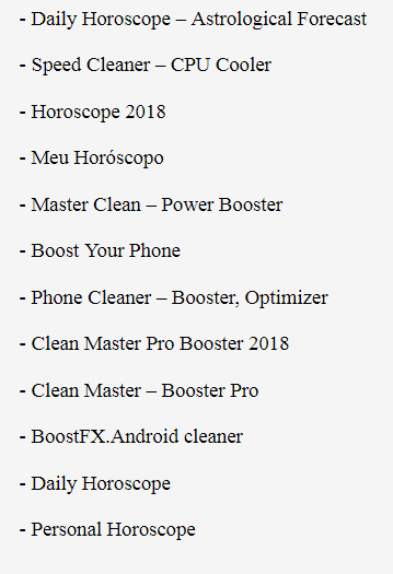 Warning: Dozens of apps zodiac and speed up smartphones with malicious code installed Picture 3