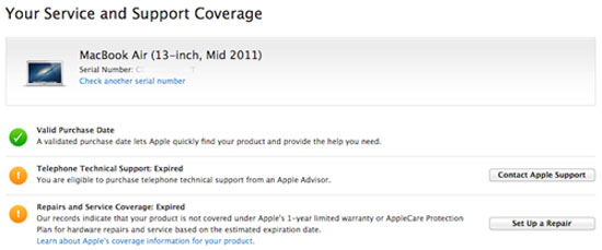 Warranty notes when buying an old Apple computer Picture 4