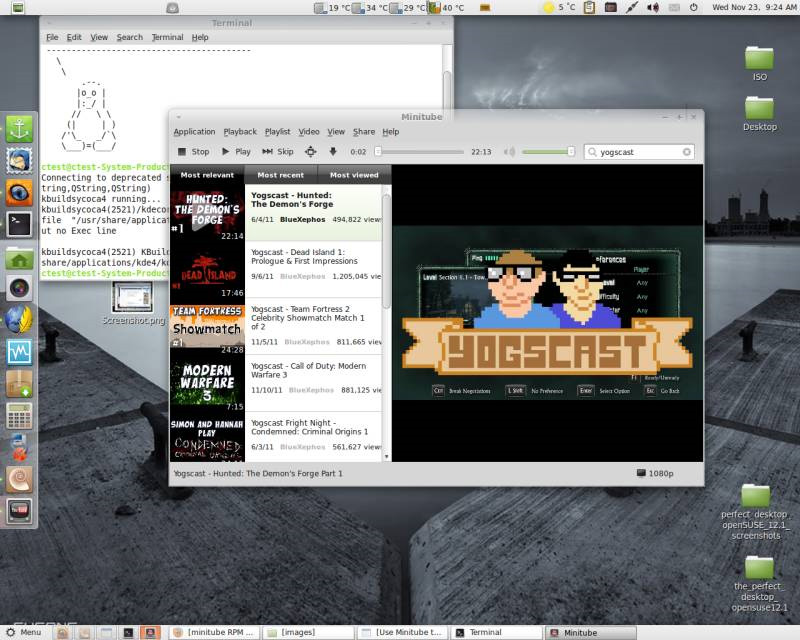 Watch YouTube videos on Linux Mint 11 with Minitube Picture 7