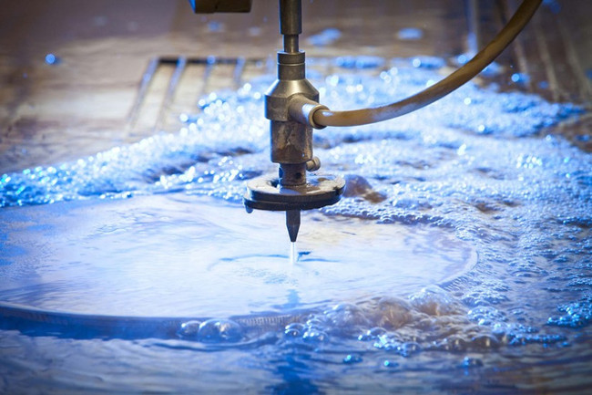 Water can 'cut sweet' concrete and steel. Do you believe that? Picture 1