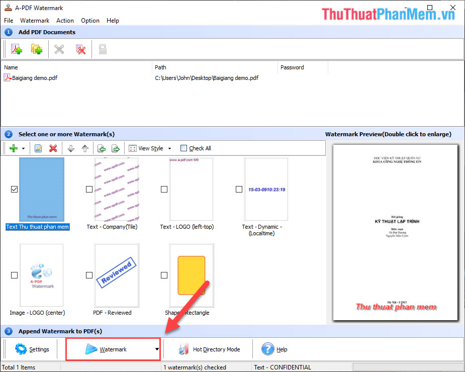 Watermark copyright seal for PDF files Picture 5