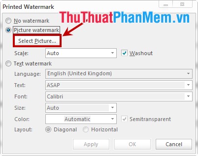 Watermark to Word file - Add Watermark to Doc file Picture 5
