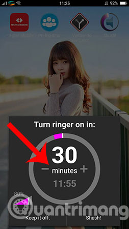 Way to Android phone in silent mode for a certain period of time Picture 2
