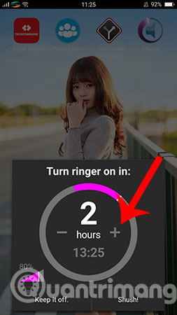 Way to Android phone in silent mode for a certain period of time Picture 3