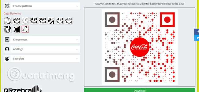Ways to create online QR codes Picture 5