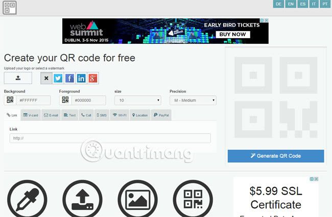 Ways to create online QR codes Picture 6