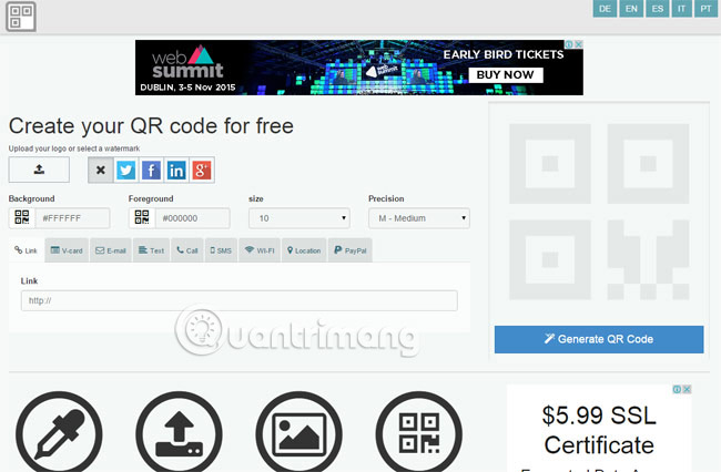 Ways to create online QR codes Picture 9