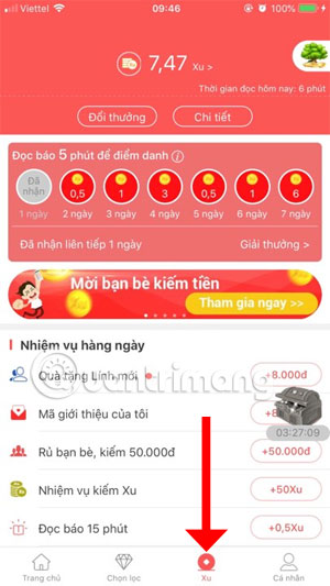 Ways to earn more coins in VN Today Picture 4