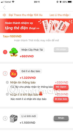 Ways to earn more coins in VN Today Picture 5